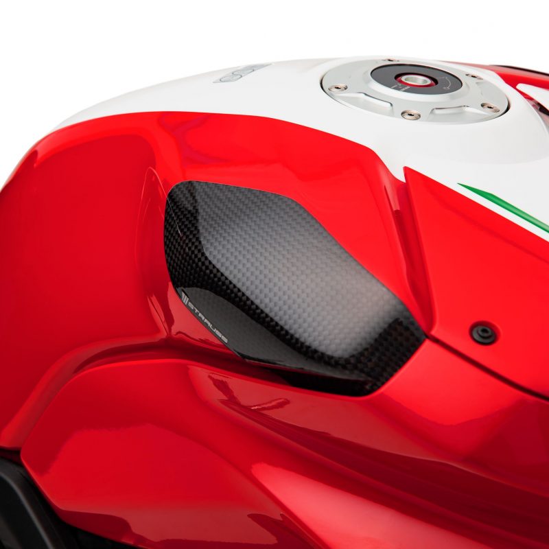 Strauss Ducati Panigale V4 Carbon Fibre Tank Sliders Gloss
