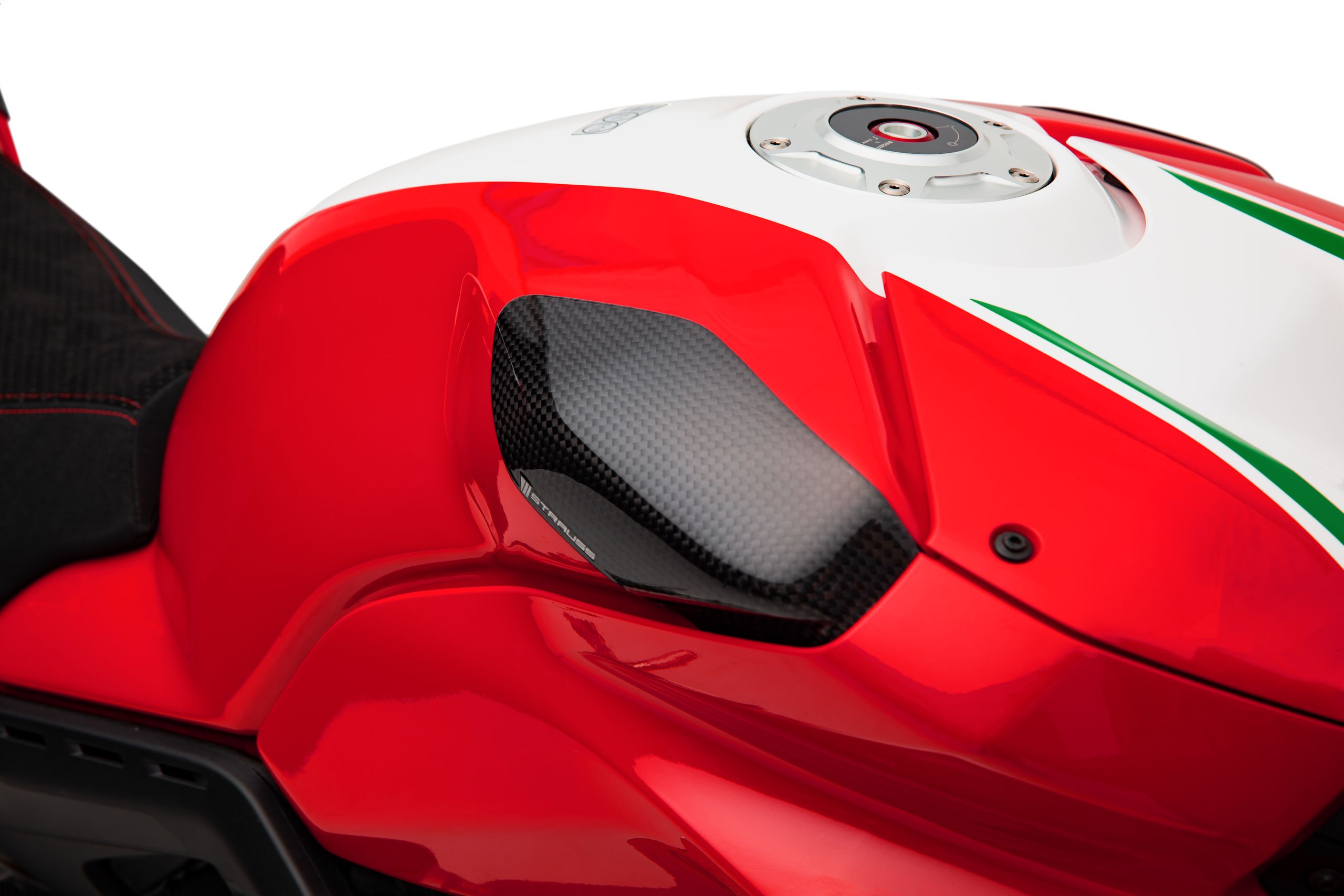 DUCATI PANIGALE V4 /V4S SPECIALE V4R CARBON FUEL TANK PROTECTORS ...