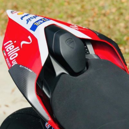 Strauss Ducati Panigale V4 Carbon Fibre Tail Sliders Satin