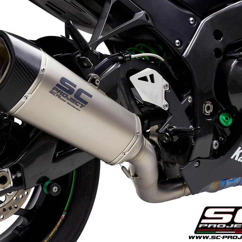 SC Project Exhaust Kawasaki Ninja ZX10R SC1R Silencer DeCat 2016+