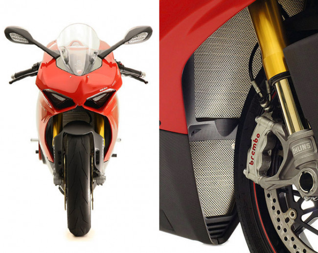 MotoCorse Ducati Panigale V4 / Streetfighter V4 Titanium Lower Oil Radiator Guard