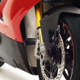MotoCorse Ducati Panigale V4 Titanium Upper Radiator Guard