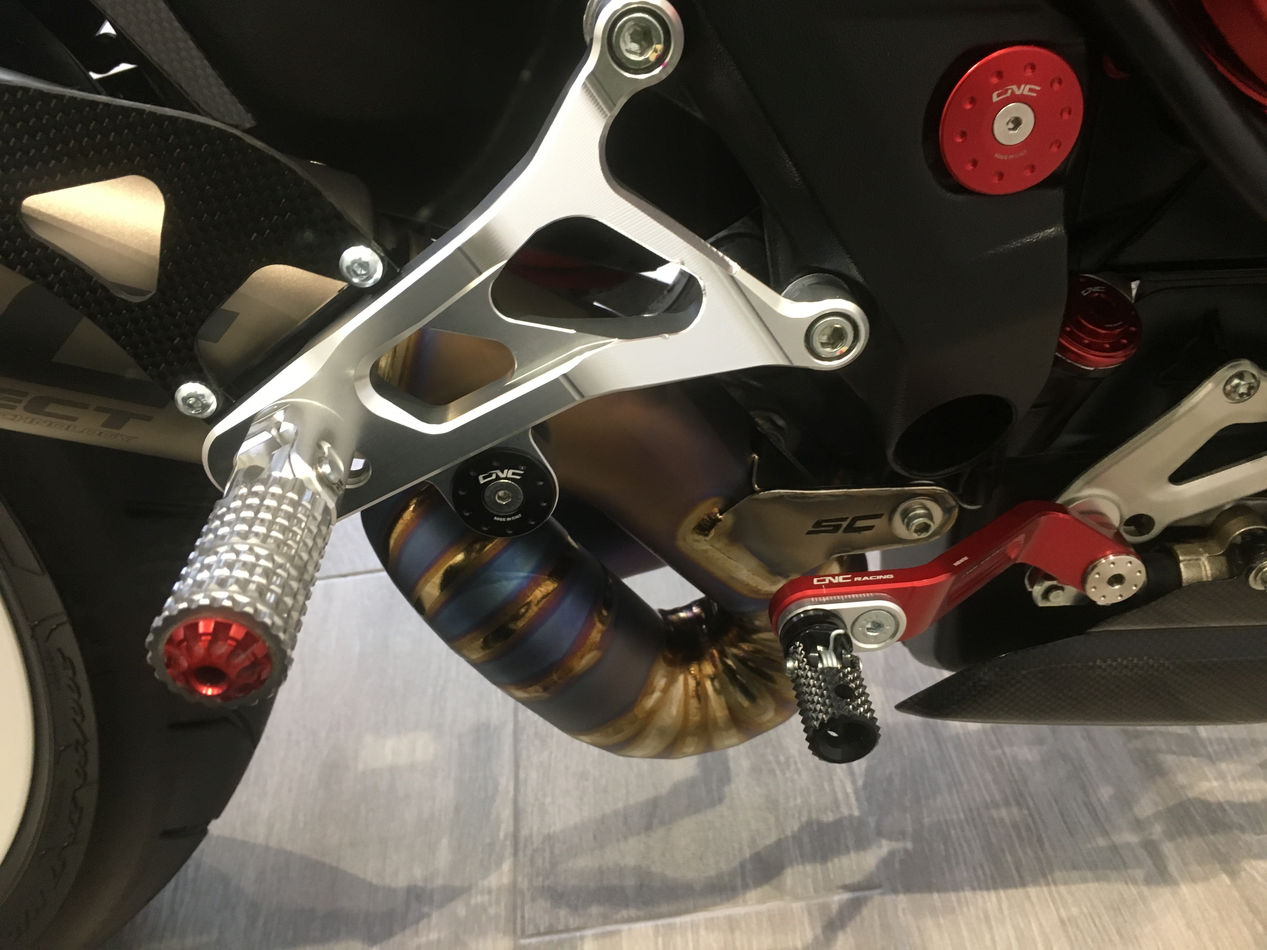 CNC Racing MV Agusta Brutale Dragster F3 Adjustable Rearsets