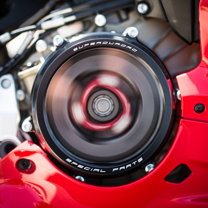 ducati panigale v2 clear clutch cover