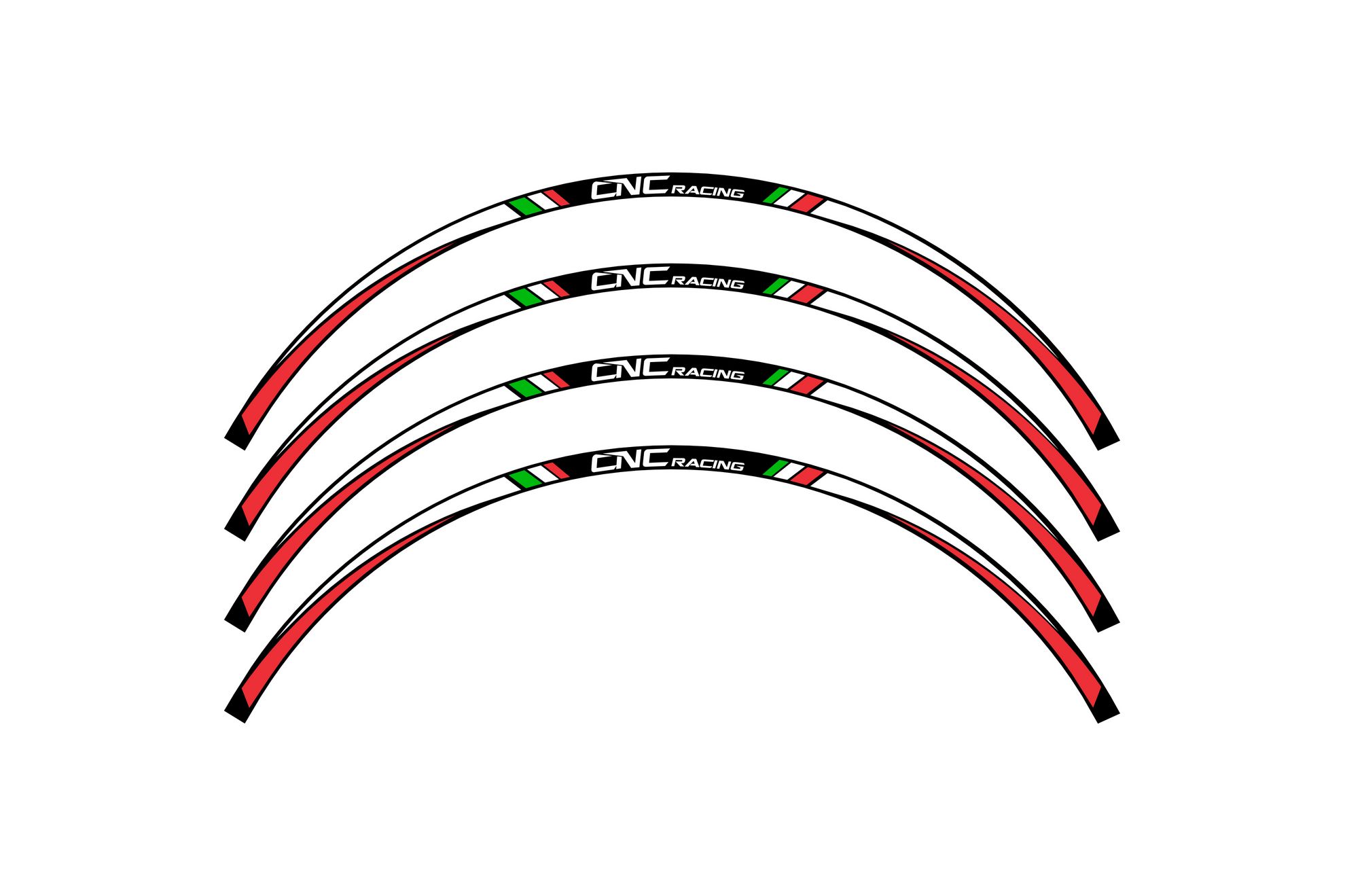 ADESIVI STICKERS Aprilia Racing RSV Tuono Wheel rim stripes