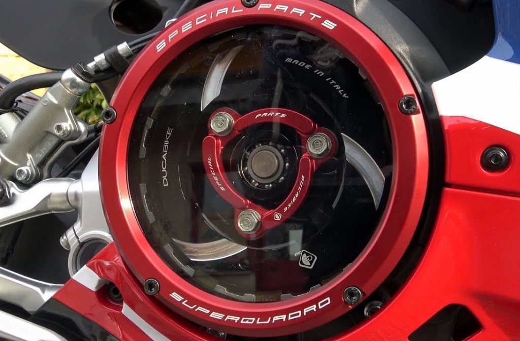 Ducabike Ducati Streetfighter V2 Clear Clutch Cover Bi-Colour ...