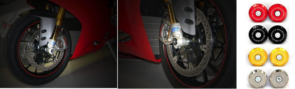 Ducabike Ducati Front Wheel Caps Pair L R Conquest Racing Ltd
