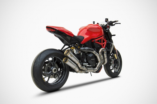 Zard Exhaust Ducati Monster 1200 / R 2-2 Titanium Full System Black Coated 2016+
