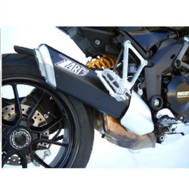 Zard Exhaust Ducati Multistrada 1200/S Penta Black Aluminium Slip-on Kit Road Legal 2010-2014