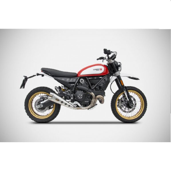 Zard Exhaust Ducati Scrambler 800 Special Edition Stainless Slip-On Euro 4 2017-2019