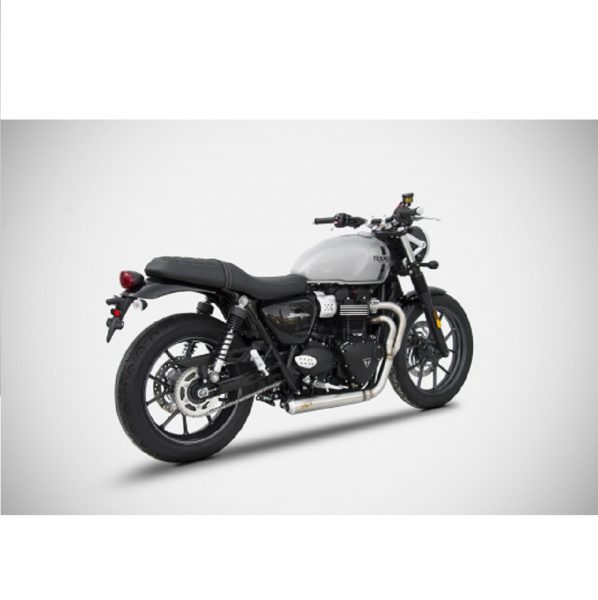 Zard Exhaust Triumph Street Twin 21 Stainless Full Racing System Cross