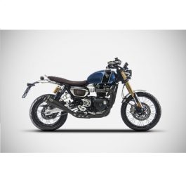 Zard Exhaust Triumph Scrambler 1200 Full Racing System Low Mounted Black Coated Euro 4 2019+
