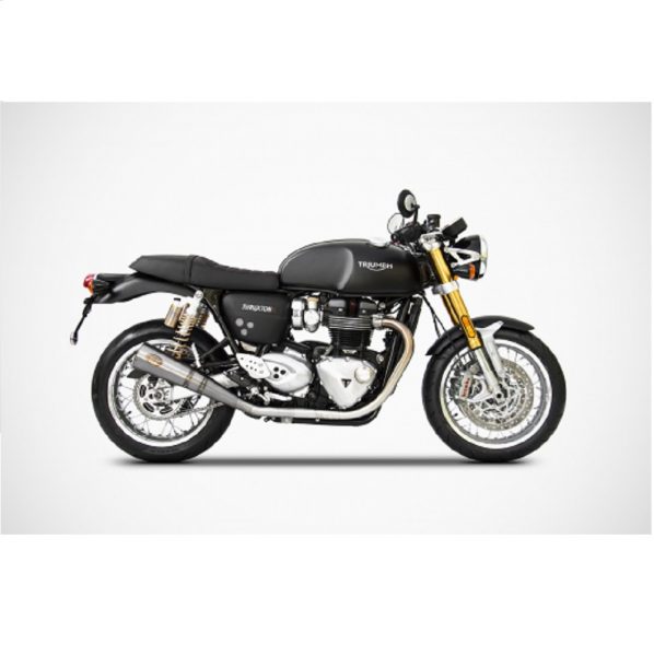 Zard Exhaust Triumph Thruxton R Stainless Slip-On 2017-2019