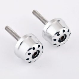 MotoCorse Ducati Bar End Weights Silver