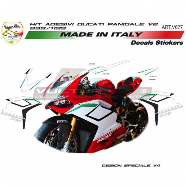 Vulturbike Ducati 899 1199 Panigale V4 Speciale Decal Sticker Kit