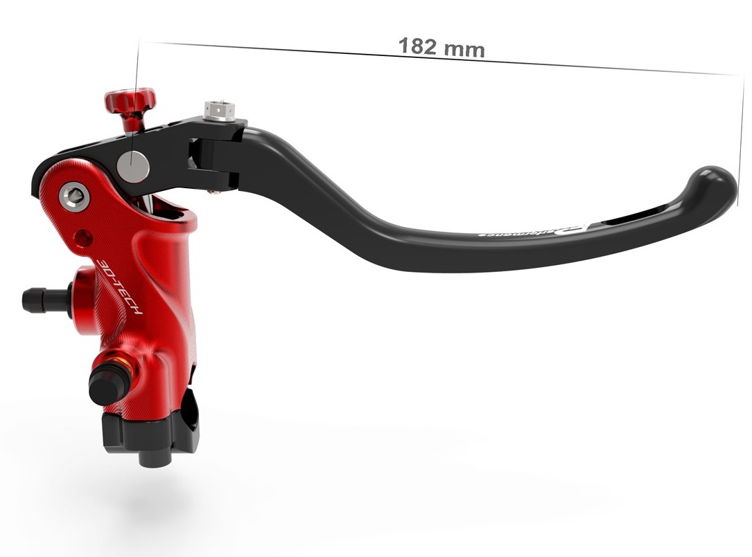 3D-TECH Red Brake Radial Master Cylinder - Long Lever