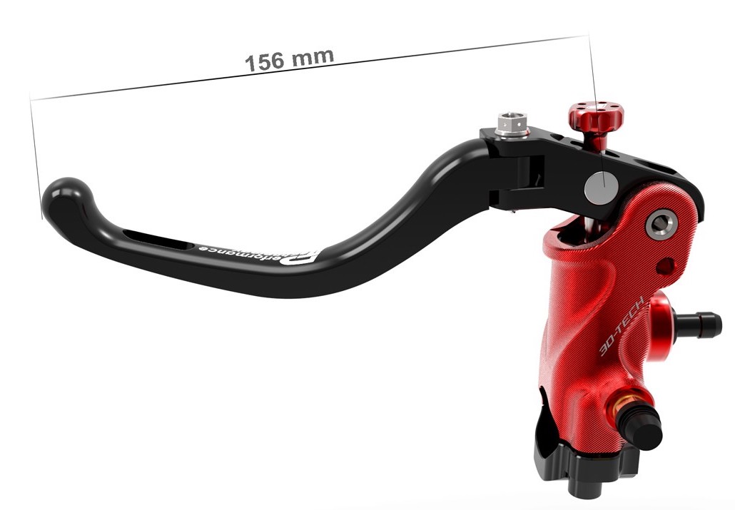 3D-TECH Red Clutch Radial Master Cylinder - Short Lever