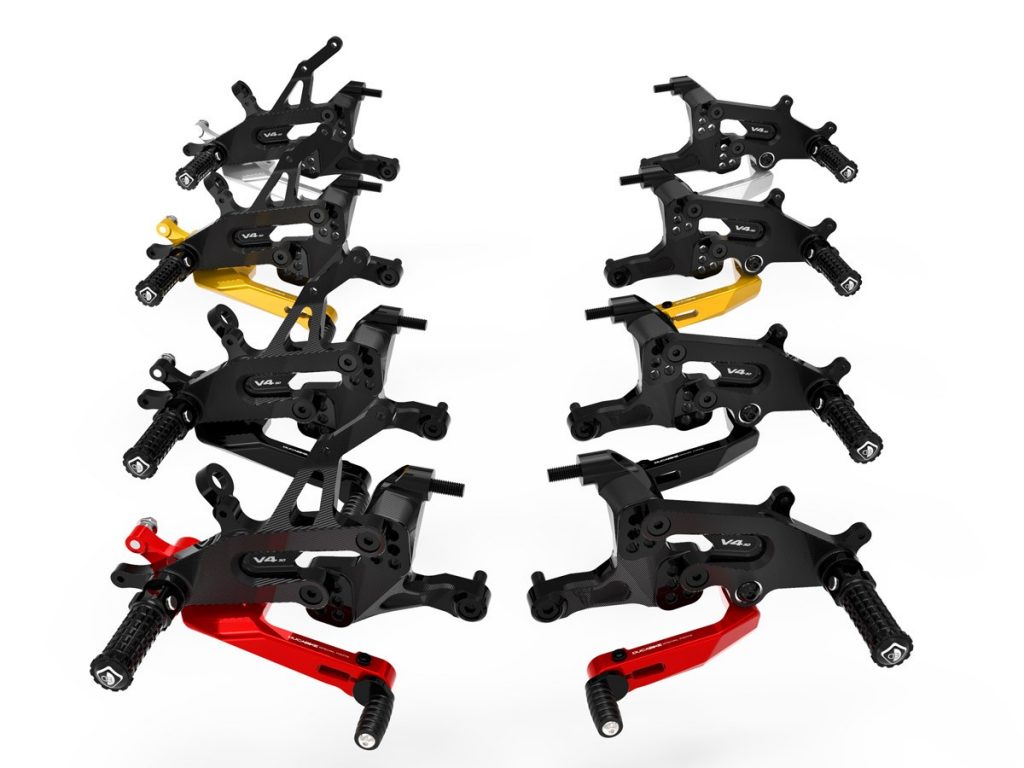 Ducabike Ducati Streetfighter V4 CNC Adjustable Rearsets Conquest