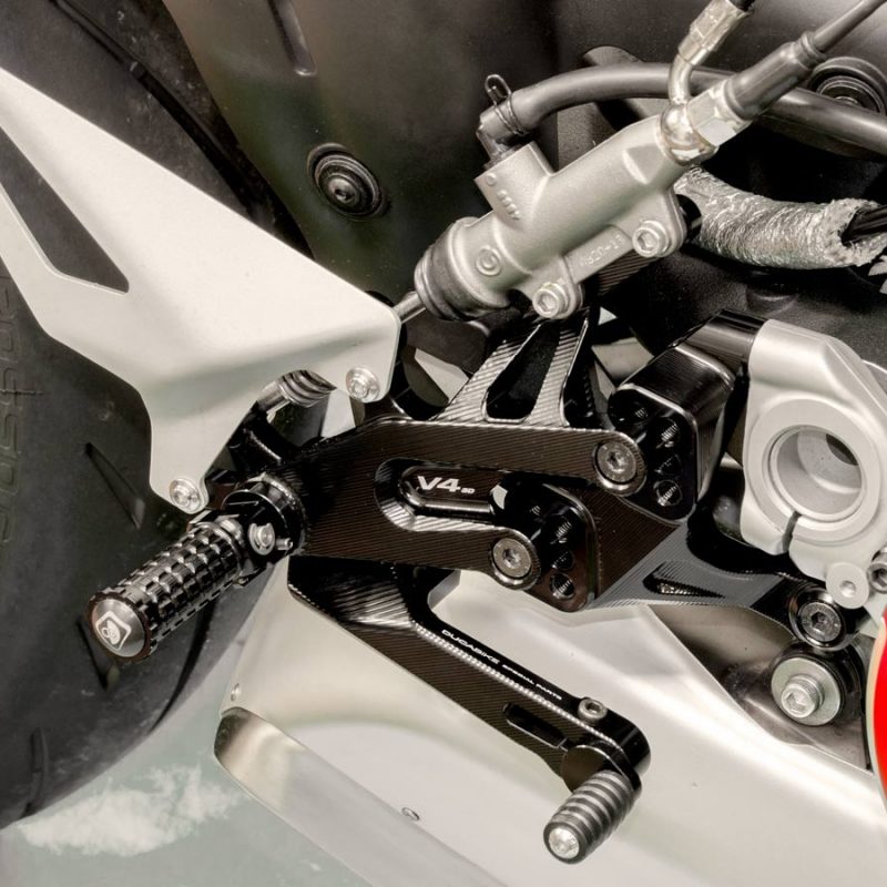 Ducabike Ducati Streetfighter V4 CNC Adjustable Rearsets Conquest