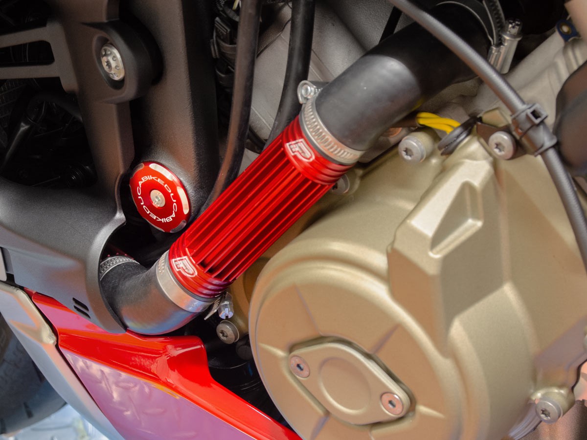 Ducabike Ducati Streetfighter V4 Lower Frame Plug Caps Bicolour