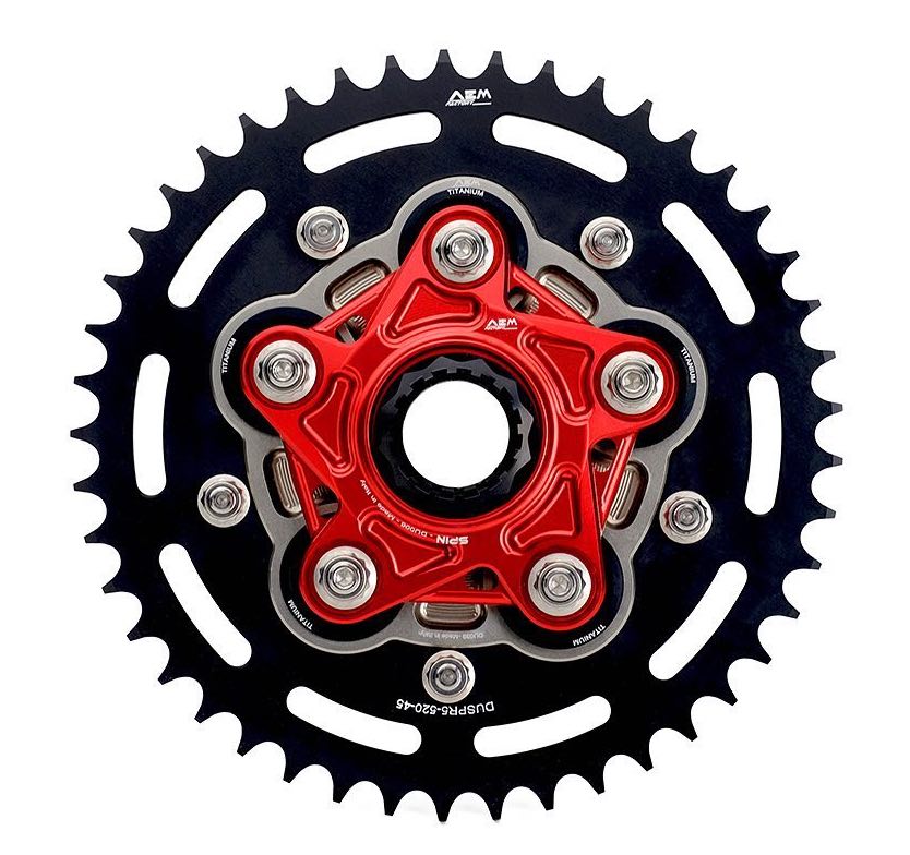 AEM Factory Ducati Rear Sprocket Flange Spin