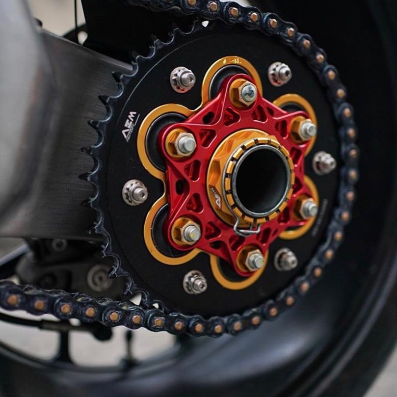 AEM Factory Ducati Rear Sprocket Flange D-SEI | Conquest Racing Ltd