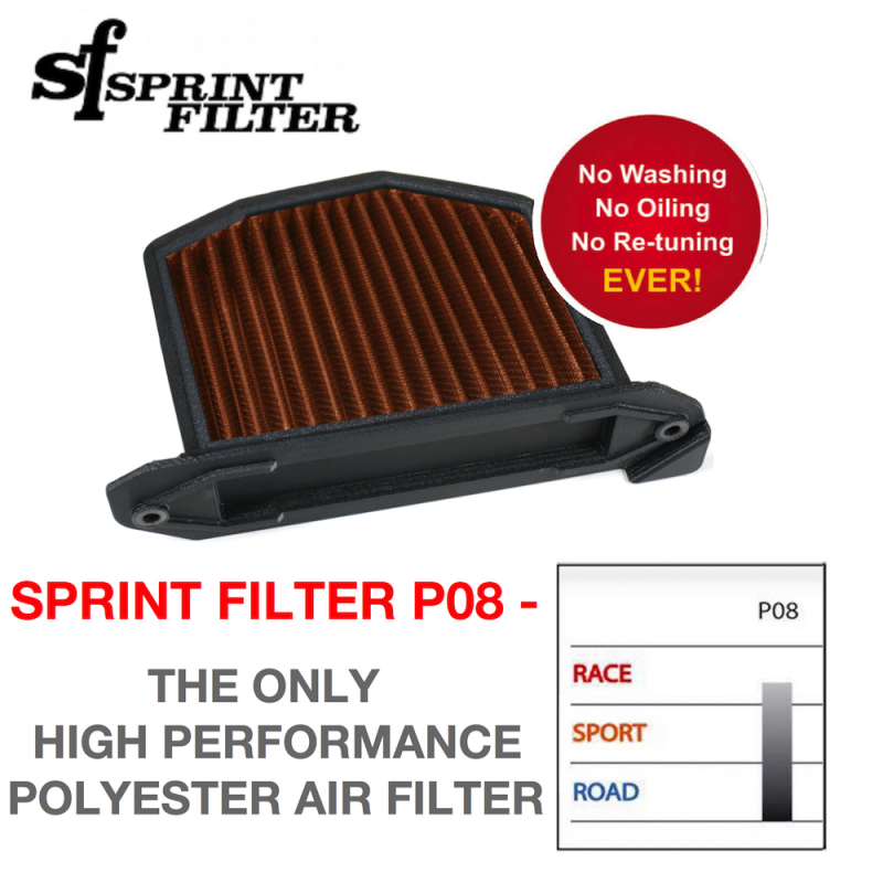 Sprint Filter Kawasaki Z H2 P08 Air Filter