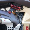 CNC Racing MV Agusta Brutale 1000 RR / Rush Rear Footrest Blanking Plates