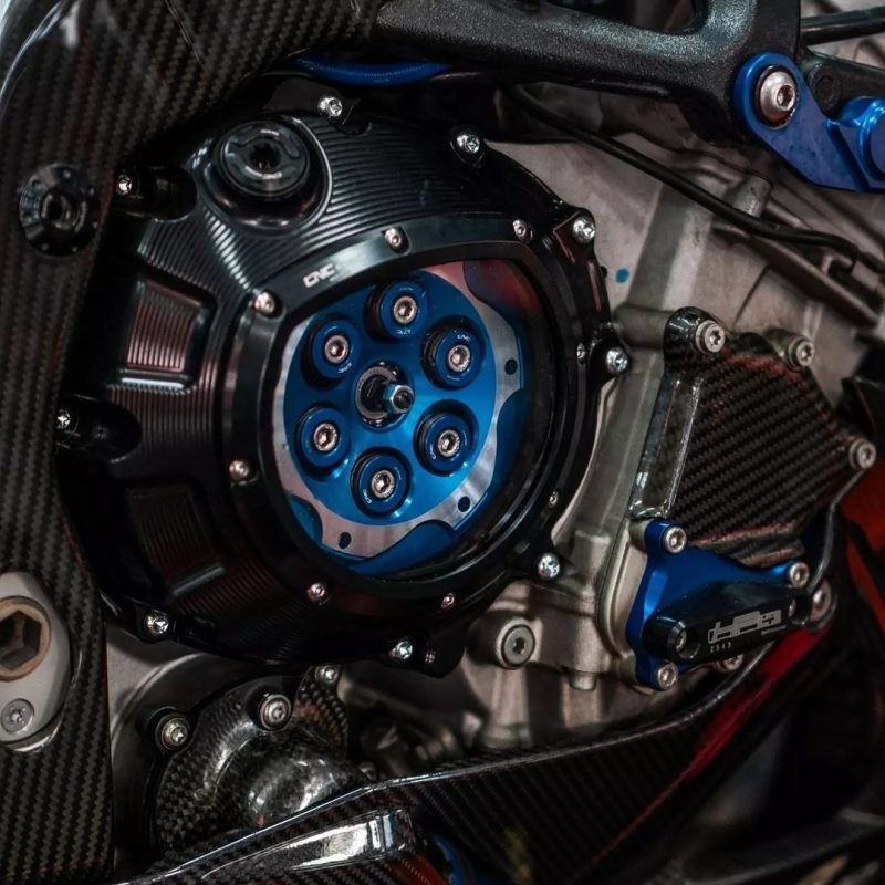 CNC Racing BMW S1000RR Clear Clutch Cover Kit Hydraulic Clutch
