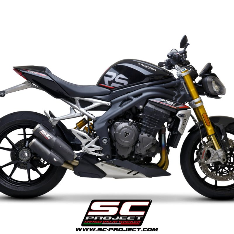 SC Project Exhaust Triumph Speed Triple 1200 Dual CR-T Silencer 2021+