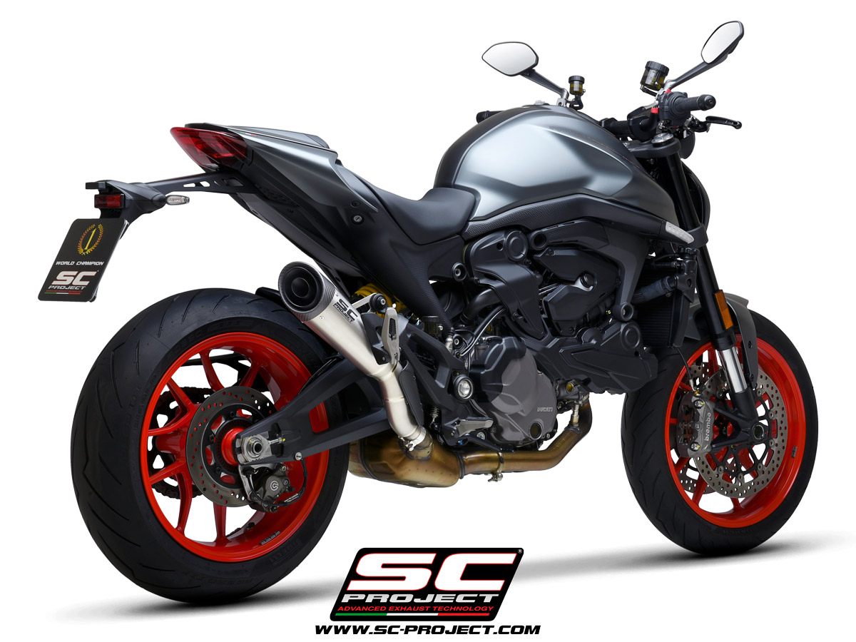 SC Project Exhaust Ducati Monster 950 S1 Silencer | Conquest Racing Ltd