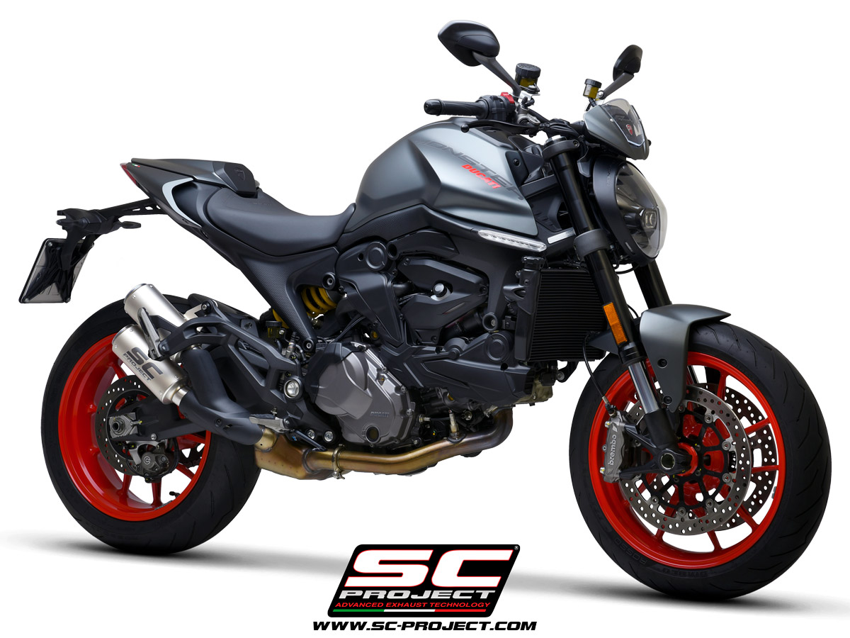 SC Project Exhaust Ducati Monster 950 Twin CR-T Silencer | Conquest ...