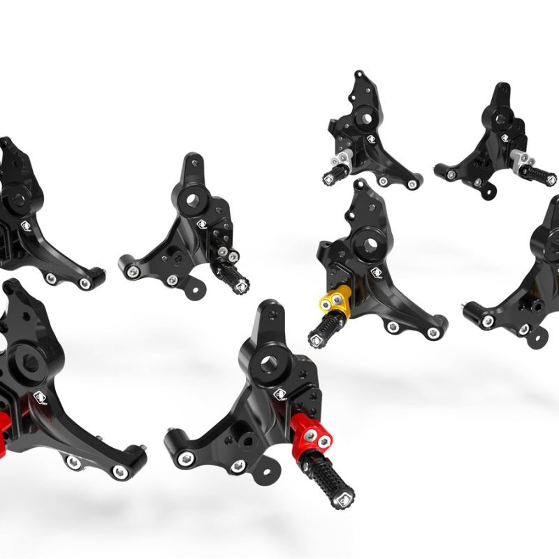 Ducabike Ducati Monster 937 Adjustable Rearsets Conquest Racing Ltd