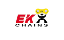 EK Motorcycle Chain 520 (Race) 120 Links - Orange