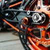 EK Motorcycle Chain 520 (Race) 120 Links - Orange