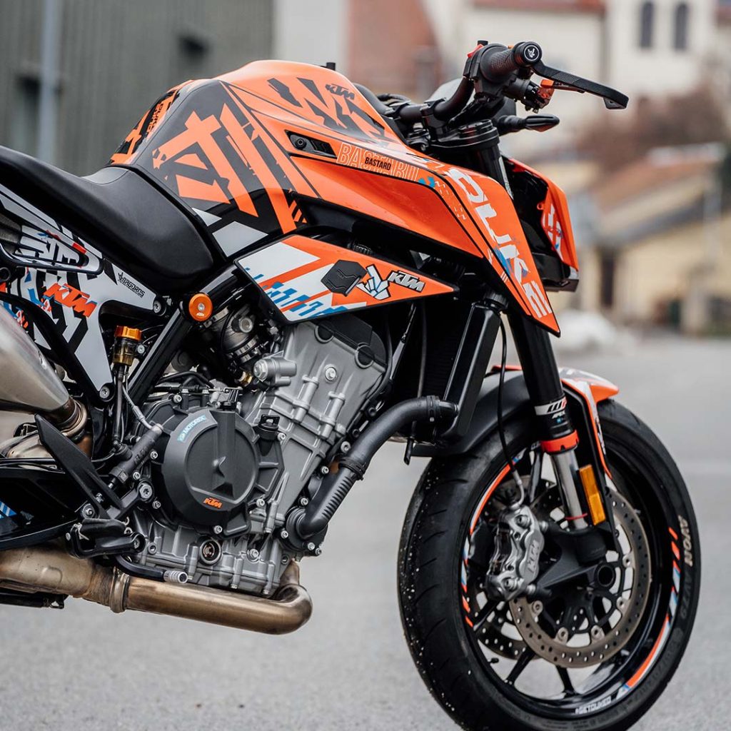 Bagoros Performance KTM Duke 790 890 R Decal Sticker Kit Conquest 