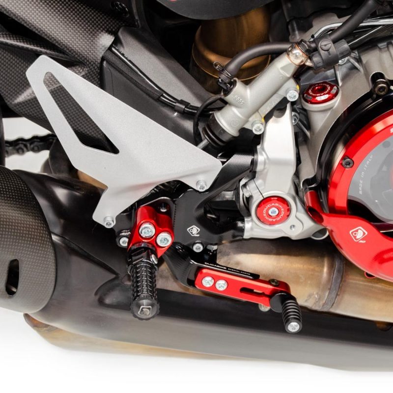 Ducabike Ducati Streetfighter V2 Adjustable Rearsets | Conquest Racing Ltd