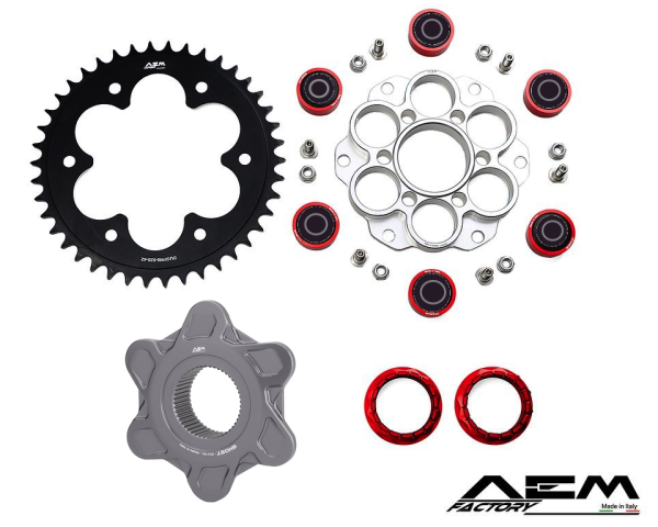 AEM Factory Ducati Sprocket Flange Hub Kit "Ghost"