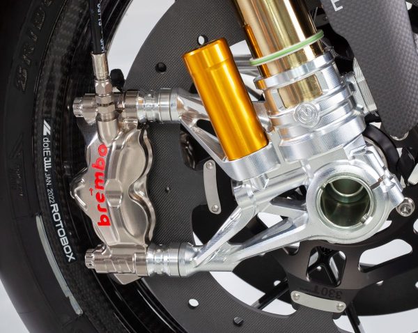 MotoCorse Ducati Ohlins GP Gas Fork Caliper Mounts 108mm