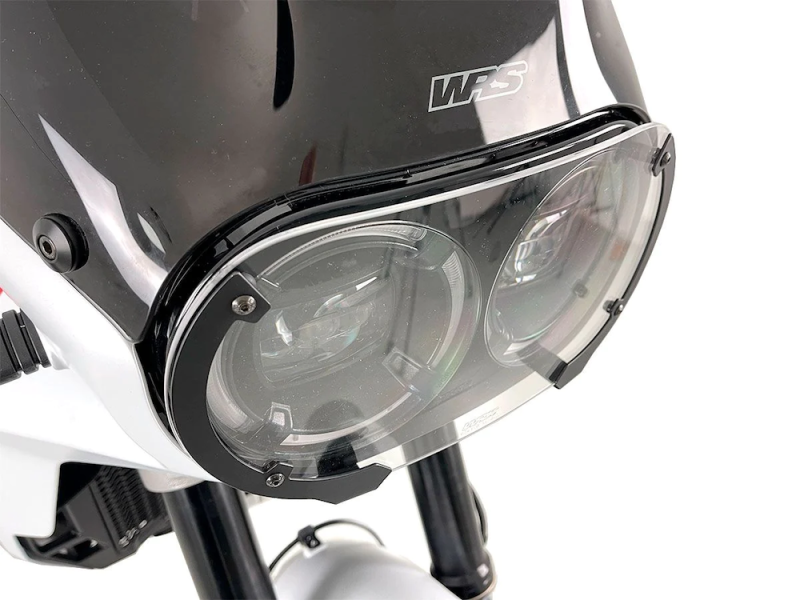 WRS Ducati DesertX Headlight Protector Screen Conquest Racing Ltd
