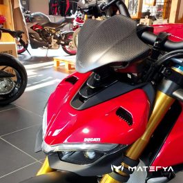 MATERYA Ducati Streetfighter V4 Carbon Fibre Dashboard Cover Screen