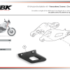 DBK Ducati DesertX Carbon Fibre Lower Chain Guard - Matte