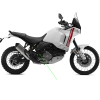 DBK Ducati DesertX Carbon Fibre Frame Covers - Matte
