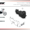 DBK Ducati DesertX Carbon Fibre Engine Belt Cover - Matte
