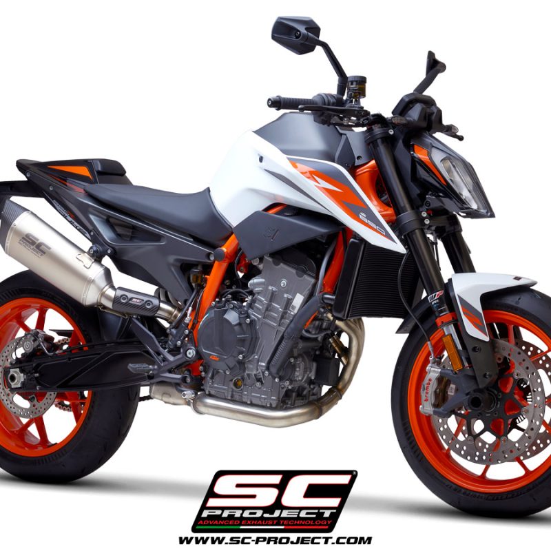SC Project Exhaust KTM Duke 890 / R SC1-R Silencer 2020+ | Conquest ...