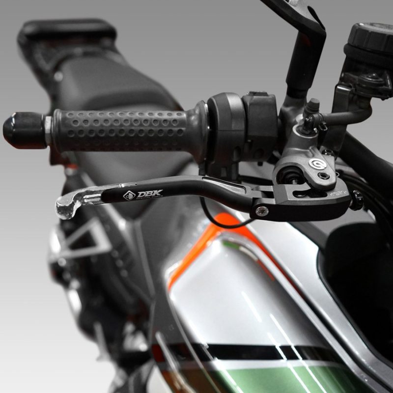 Cnc Racing Long Black Folding Clutch Lever Moto Guzzi V100 Mandello