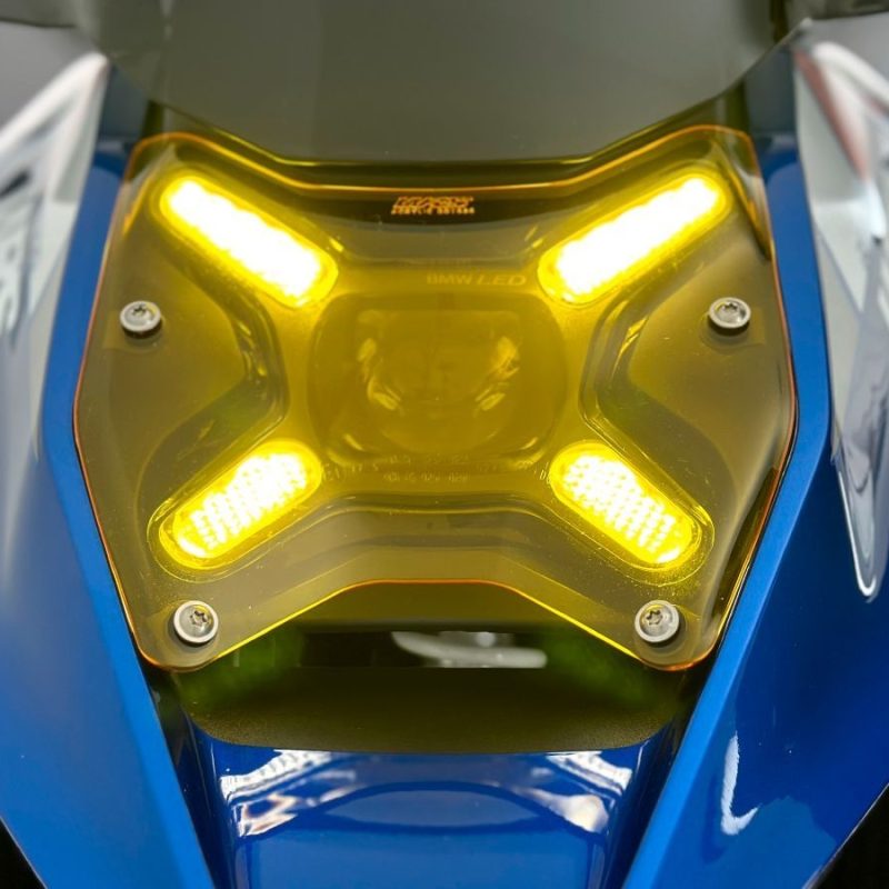 WRS BMW R1300 GS Headlight Protection Lens Conquest Racing Ltd