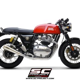 SC Project Exhaust Royal Enfield Continental GT 650 Conico 70s stainless steel 2019+