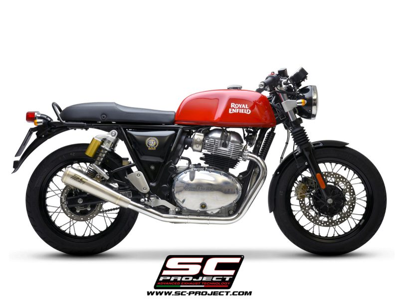 SC Project Exhaust Royal Enfield Continental GT 650 Conico 70s stainless steel 2019+