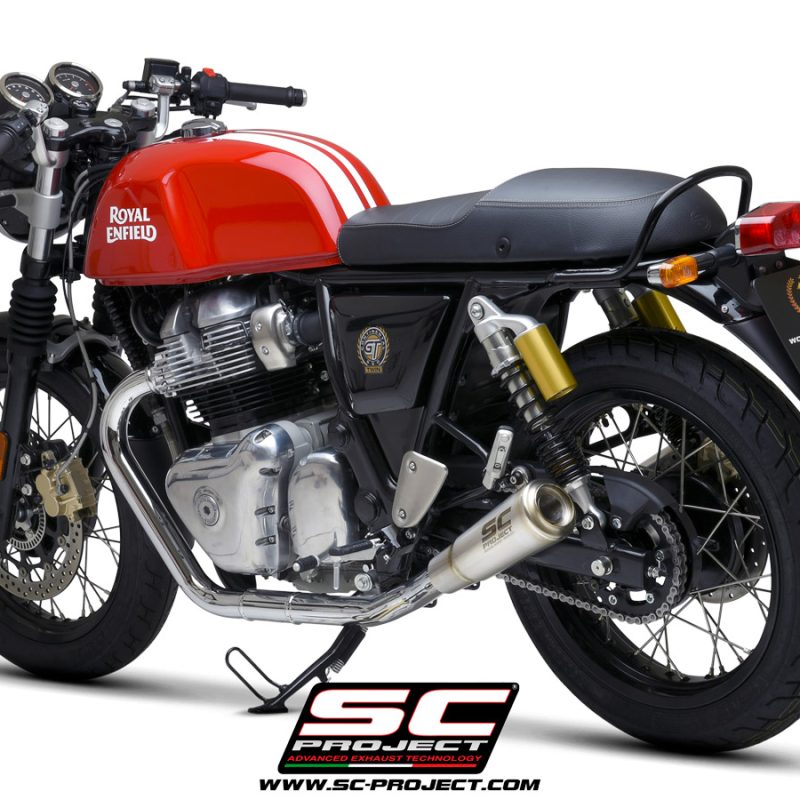 Interceptor 650 Racing SC Project Exhaust Royal Enfield Interceptor 650 S1-GP Stainless Steel ...